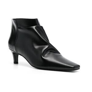 TOTEME 60mm leather ankle boots Black 40